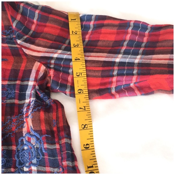 Free People Plaid Shirt - Picture 6 of 8